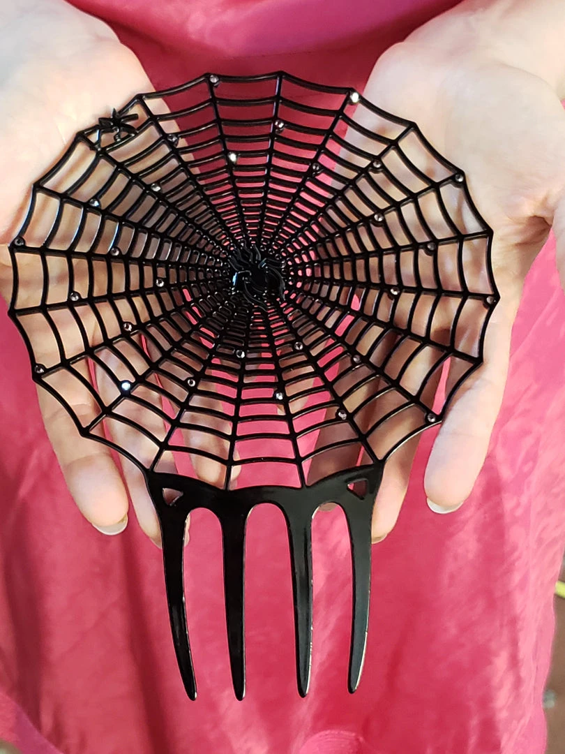 Nicoletta Carlone "Isobel" Spider Web Hair Comb Shop 4 Nicoletta Carlone "Isobel" Spider Web Hair Comb Shop