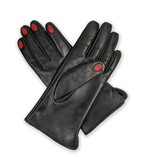 Nicoletta Carlone ACCESSORIES "Ava" Red Fingernail Gloves