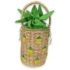 Nicoletta Carlone Shop "Nia" Pineapple Wicker Rattan Bag