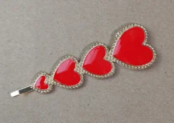 Nicoletta Carlone "Vincentia" Hearts Hair Pin Shop