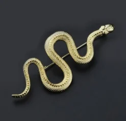Nicoletta Carlone "Beatrix" Snake Brooch JEWELRY
