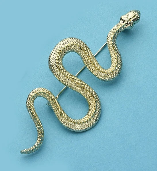 Nicoletta Carlone "Beatrix" Snake Brooch JEWELRY 5 Nicoletta Carlone "Beatrix" Snake Brooch JEWELRY