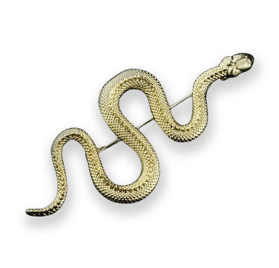 Nicoletta Carlone "Beatrix" Snake Brooch JEWELRY 3 Nicoletta Carlone "Beatrix" Snake Brooch JEWELRY