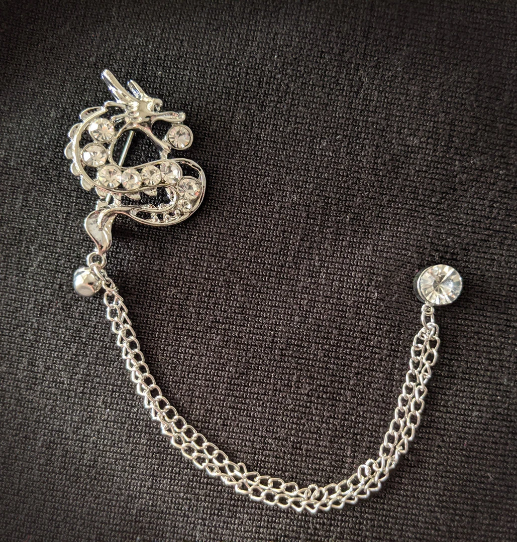 Nicoletta Carlone "Neri" Dragon Chatelaine Brooch Shop 3 Nicoletta Carlone "Neri" Dragon Chatelaine Brooch Shop