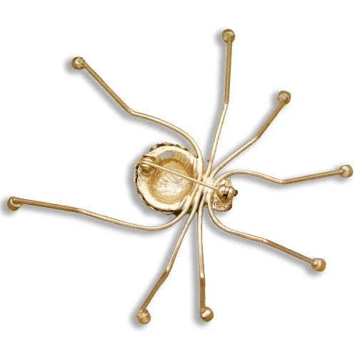 Nicoletta Carlone "Webster" Vintage Style Spider Brooch 4 Nicoletta Carlone "Webster" Vintage Style Spider Brooch