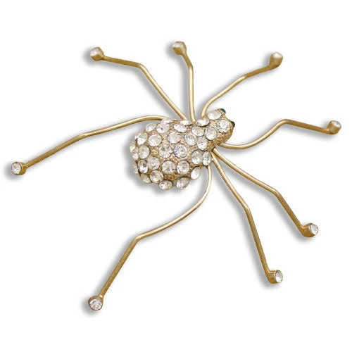Nicoletta Carlone "Webster" Vintage Style Spider Brooch 3 Nicoletta Carlone "Webster" Vintage Style Spider Brooch