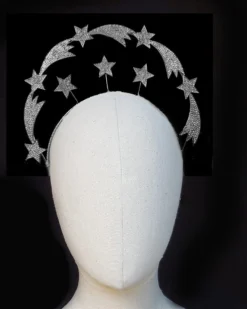 Nicoletta Carlone "Cosima" Comet And Star Halo Crown
