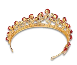 Nicoletta Carlone "Jane" Red Roses Tiara