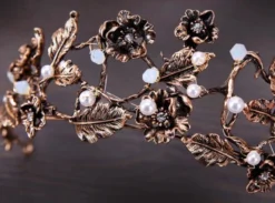 Nicoletta Carlone "Whitney" Pearl Flower Crown