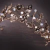 Nicoletta Carlone "Whitney" Pearl Flower Crown 1 Nicoletta Carlone "Whitney" Pearl Flower Crown