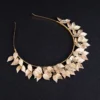 Nicoletta Carlone Shop "Zephyr" Golden Leaf Head Band Crown