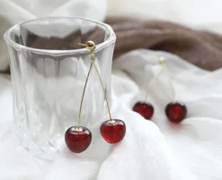 Nicoletta Carlone "Candice" Double Cherry Earrings