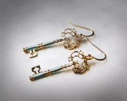 Nicoletta Carlone Shop "Corinna" Gold-tone Key Earrings