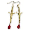 Nicoletta Carlone "Leontyne" Dagger And Blood Earrings