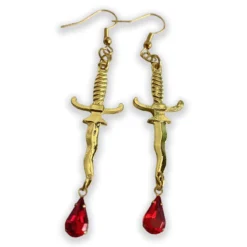 Nicoletta Carlone "Leontyne" Dagger And Blood Earrings