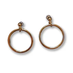 Nicoletta Carlone JEWELRY "Marilyn" Golden Hoop Earrings