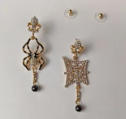 Nicoletta Carlone "Sukey" Spider And Web Earrings