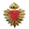 Nicoletta Carlone "Gala" Flaming Heart Brooch