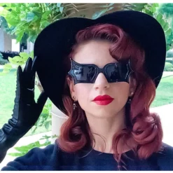 Nicoletta Carlone "Sloane" Classic 1940s Style Heart Floppy Hat