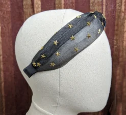 Nicoletta Carlone Shop "Allaire" Tulle And Stars Top Knot Headband