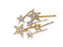 Nicoletta Carlone "Yvonne" Star Hair Clips 6 Piece Set