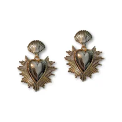Nicoletta Carlone JEWELRY "Jacobina" Flaming Heart Earrings