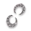 Nicoletta Carlone Shop "Echo" Rhinestone Moon Earrings
