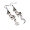 Nicoletta Carlone "Galaxy" Moon And Star Hand Earrings