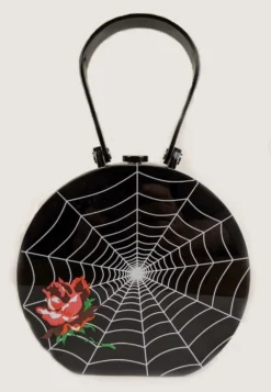 Nicoletta Carlone "Nora" Spiderweb And Rose Purse