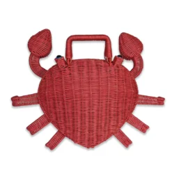 Nicoletta Carlone "Mr. Snappy" 1950s Style Novelty Wicker Rattan Bag (pre-order) ACCESSORIES 10 Nicoletta Carlone