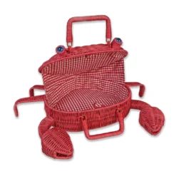 Nicoletta Carlone "Mr. Snappy" 1950s Style Novelty Wicker Rattan Bag (pre-order) ACCESSORIES 11 Nicoletta Carlone