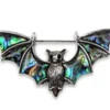 Nicoletta Carlone "Elsie" Abalone And Silver-tone Bat Brooch JEWELRY 1 Nicoletta Carlone "Elsie" Abalone And Silver-tone Bat Brooch JEWELRY