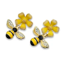 Nicoletta Carlone "Orabella" Bee And Flower Earrings Shop