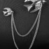 Nicoletta Carlone "Etienne" Silver-tone 1940's Style Swallows Brooch Pair 1 Nicoletta Carlone "Etienne" Silver-tone 1940's Style Swallows Brooch Pair