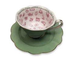 Nicoletta Carlone "Natalie" 1920s Style Fortune Telling Teacup And Saucer Set