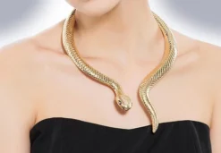 Nicoletta Carlone "Decima" Serpent Statement Necklace (pre-order) JEWELRY