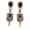 Nicoletta Carlone "Concordia" 1920s Style Art Deco Earrings
