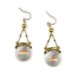 Nicoletta Carlone "Mireille" Victorian Style Fishbowl Earrings (pre-order)