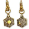 Nicoletta Carlone Shop "Diana" Moon And Star Earrings