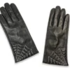 Nicoletta Carlone "Lulu" Embroidered Spiderweb Fashion Gloves