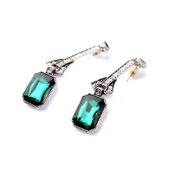 Nicoletta Carlone JEWELRY "Zelda" Art Deco Rhinestone Earrings