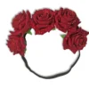 Nicoletta Carlone "Darcy" Red Roses With Rhinestones Headband