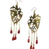 Nicoletta Carlone "Cayleigh" Heart And Blood Earrings