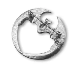 Nicoletta Carlone Shop "Mina" Art Nouveau Style Bat Brooch