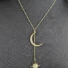Nicoletta Carlone "Zita" Gold-tone Celestial Necklace Shop 1 Nicoletta Carlone "Zita" Gold-tone Celestial Necklace Shop