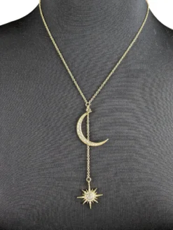 Nicoletta Carlone "Zita" Gold-tone Celestial Necklace Shop