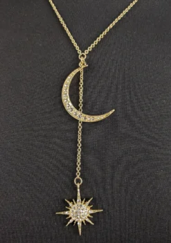 Nicoletta Carlone "Zita" Gold-tone Celestial Necklace Shop