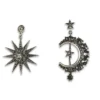 Nicoletta Carlone Shop "Gillian" Moon And Starburst Earrings