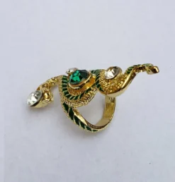 Nicoletta Carlone "Imogen" Art Nouveau Style Serpent Ring
