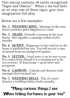 Nicoletta Carlone "Natalie" 1920s Style Fortune Telling Teacup And Saucer Set 17 Nicoletta Carlone